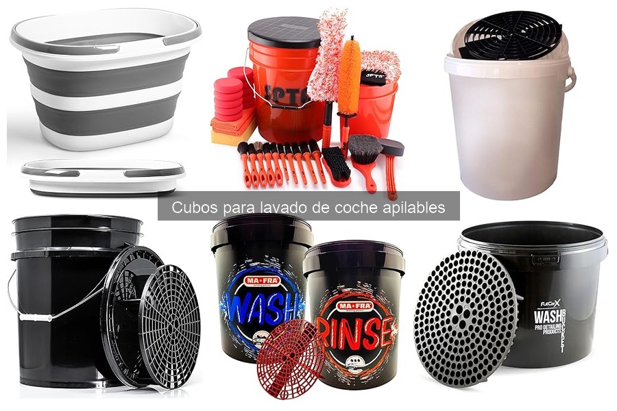 Mantenimiento de Cubos Apilables para Lavado de Coche