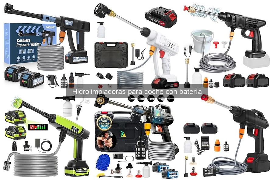 Mantenimiento de Hidrolimpiadoras a Batería para Coche