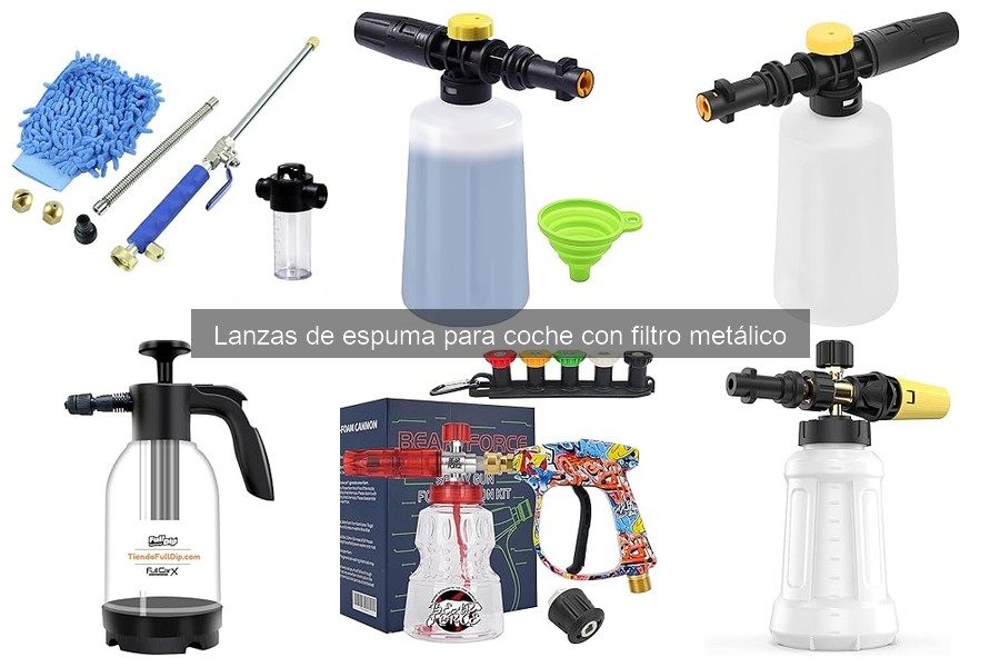 Mantenimiento de Lanzas de Espuma con Filtro Metálico