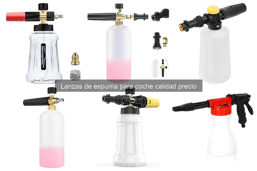 Mantenimiento de Lanzas de Espuma para Coche: Consejos y Cuidados