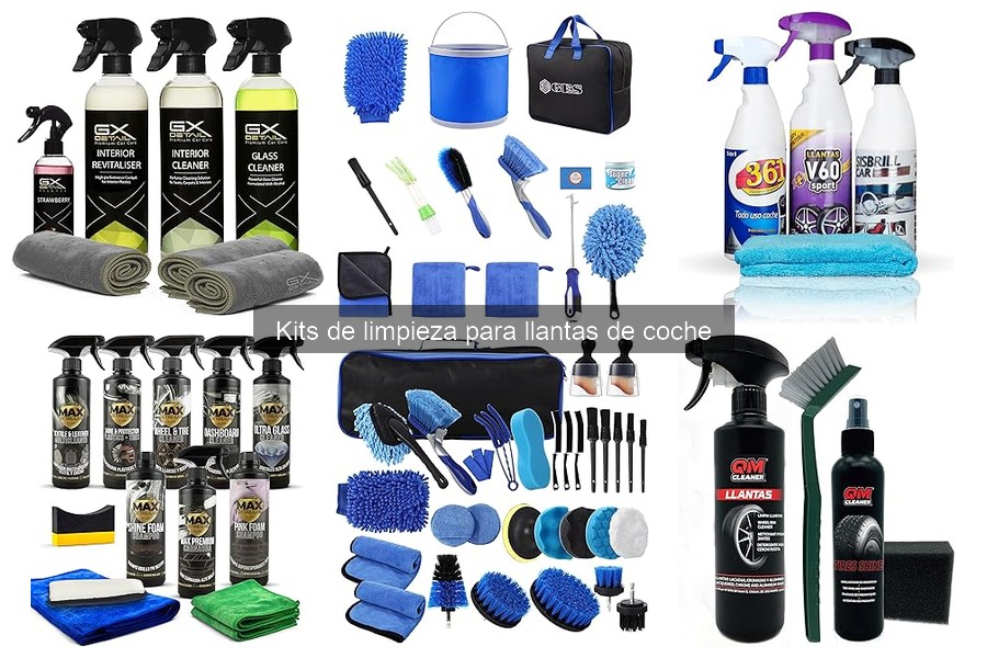 Mantenimiento de llantas tras usar kit de limpieza para coche