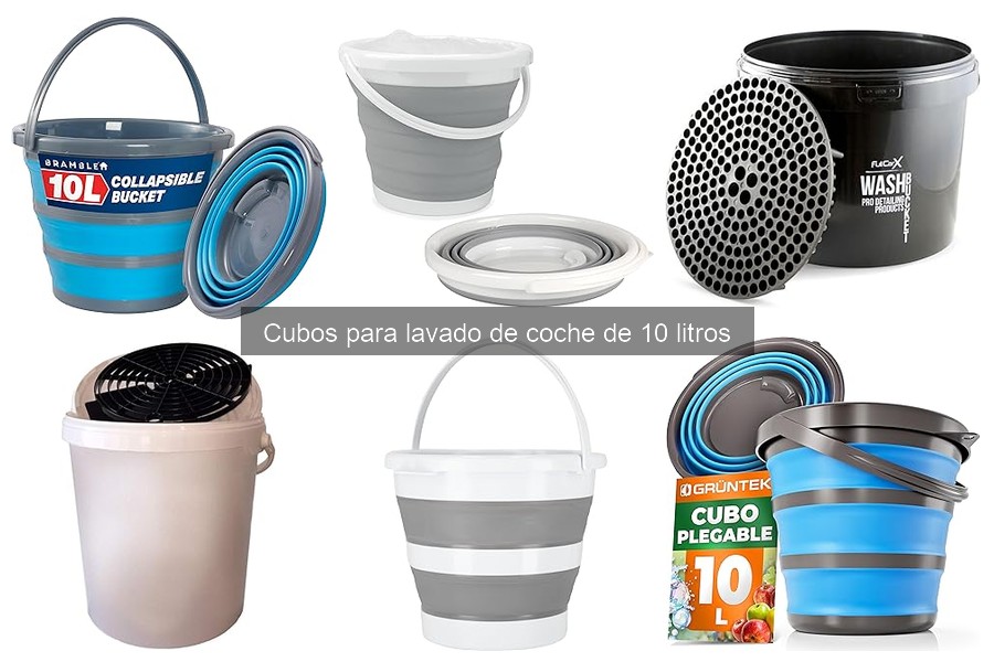 Mantenimiento del Cubo de Lavado de Coche de 10 Litros