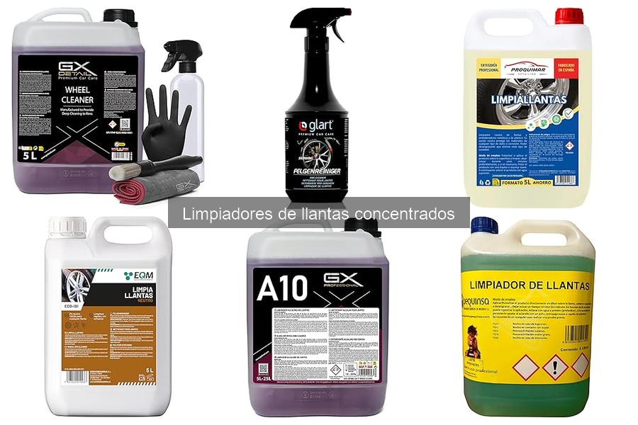 Mejor limpiador de llantas concentrados para coches deportivos