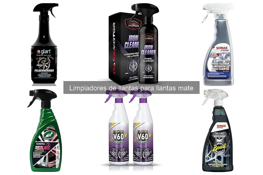 Mejor limpiador de llantas mate para coches deportivos