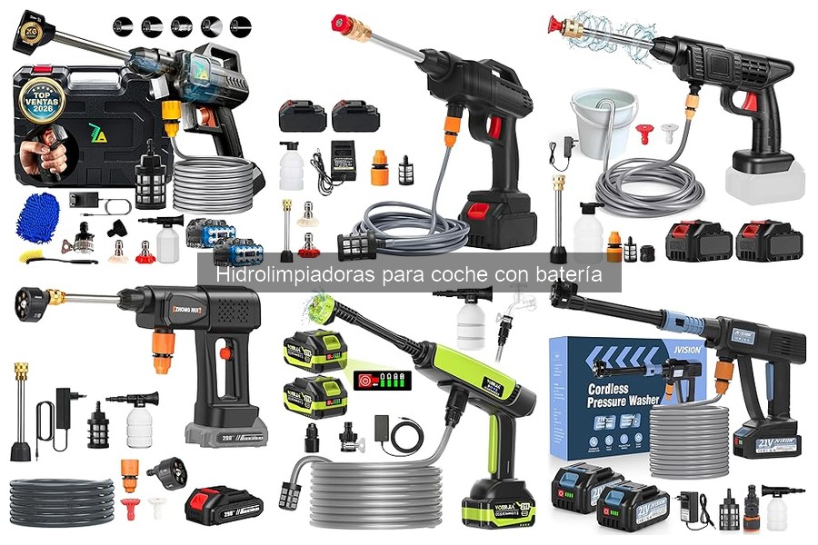 Mejores accesorios para hidrolimpiadoras a batería