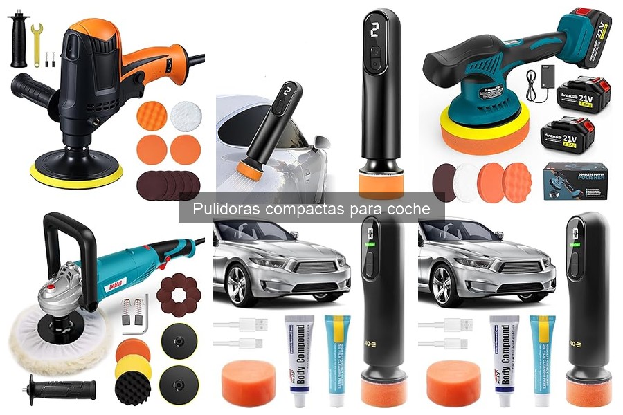 Mejores accesorios para pulidoras compactas de coche