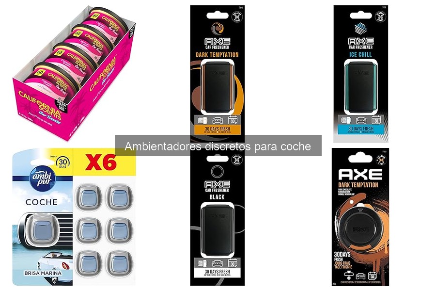 Mejores ambientadores discretos para coches pequeños