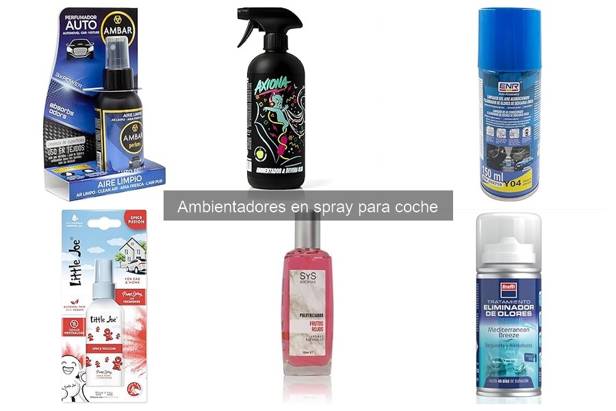 Mejores ambientadores en spray para coche según reseñas