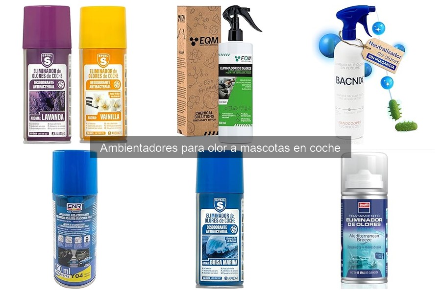 Mejores ambientadores para coches con mascotas: comparativa y consejos