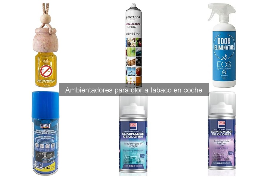 Mejores ambientadores para eliminar olor a tabaco en coche