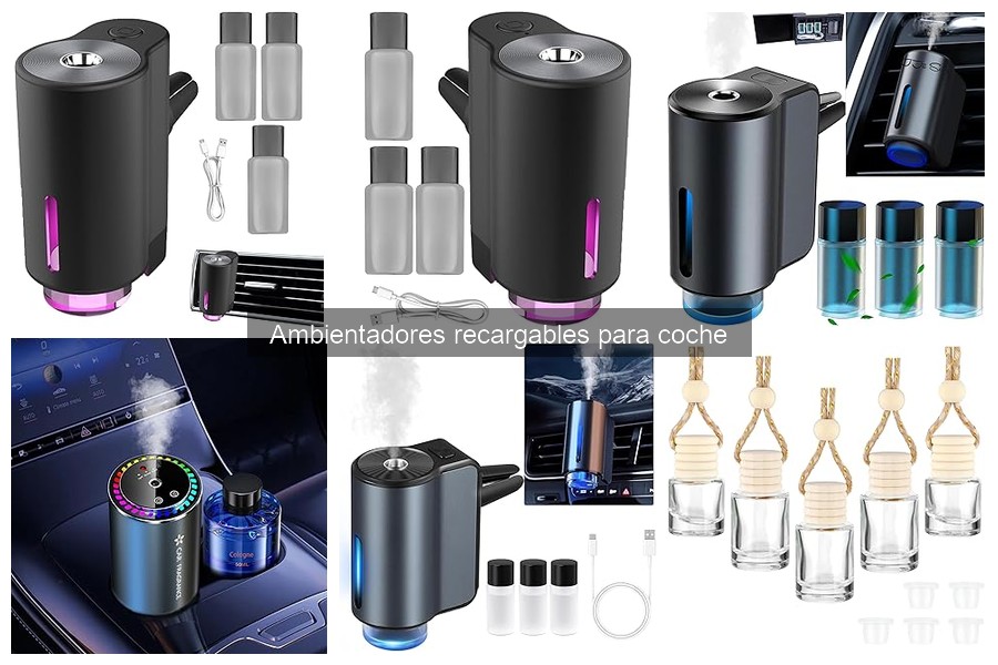 Mejores ambientadores recargables para coche (2023)