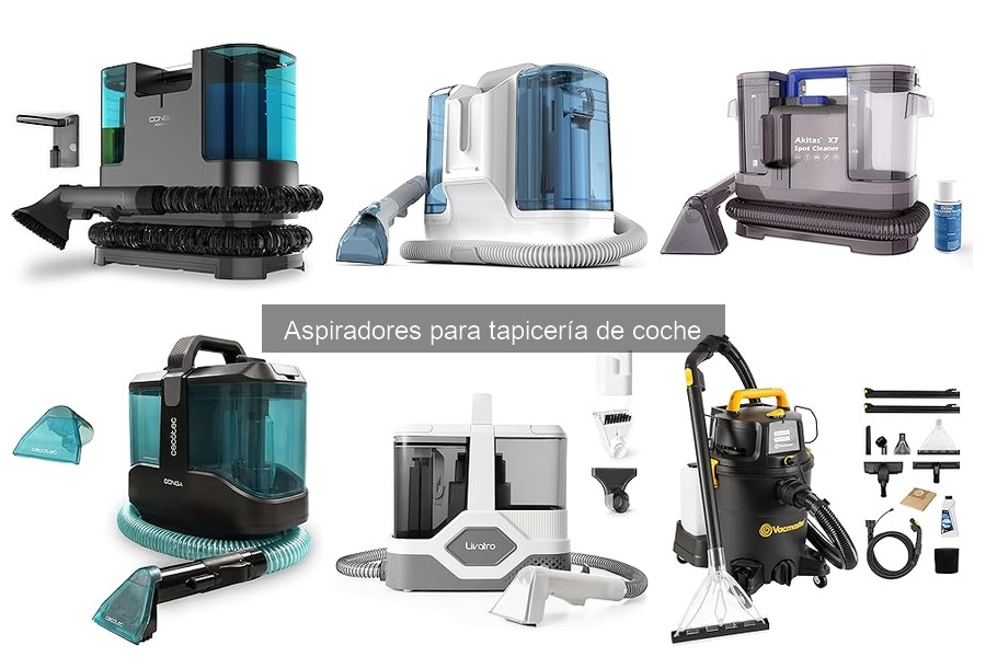 Mejores aspiradores para tapicería de coche en 2023