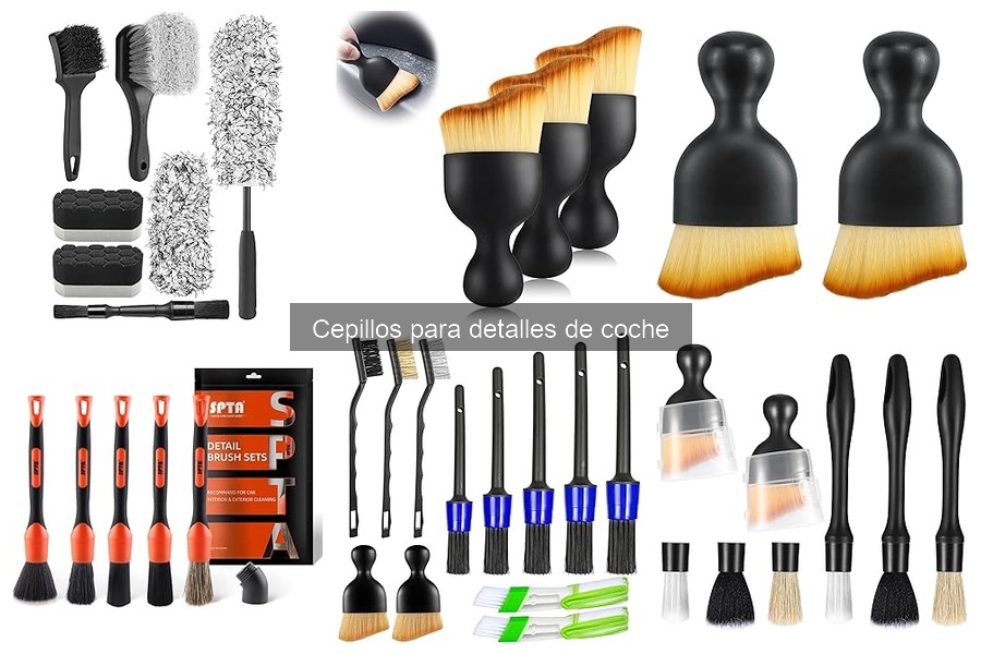 Mejores cepillos para detalles de coche: comparativa 2023
