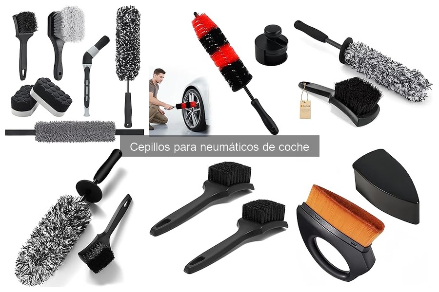 Mejores cepillos para limpiar neumáticos de coche
