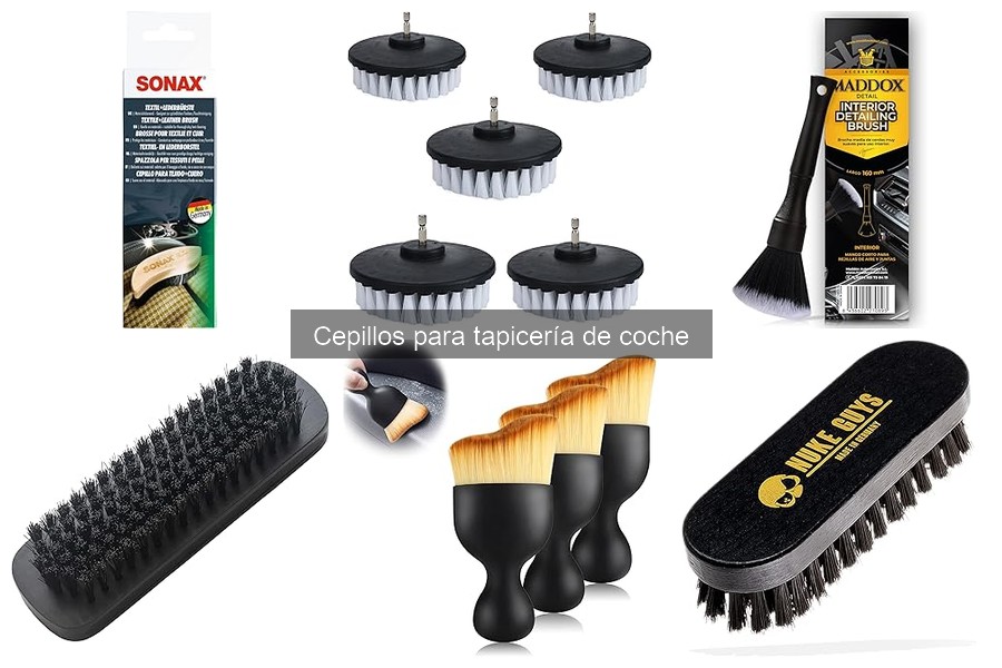 Mejores cepillos para tapicería de coche según usuarios