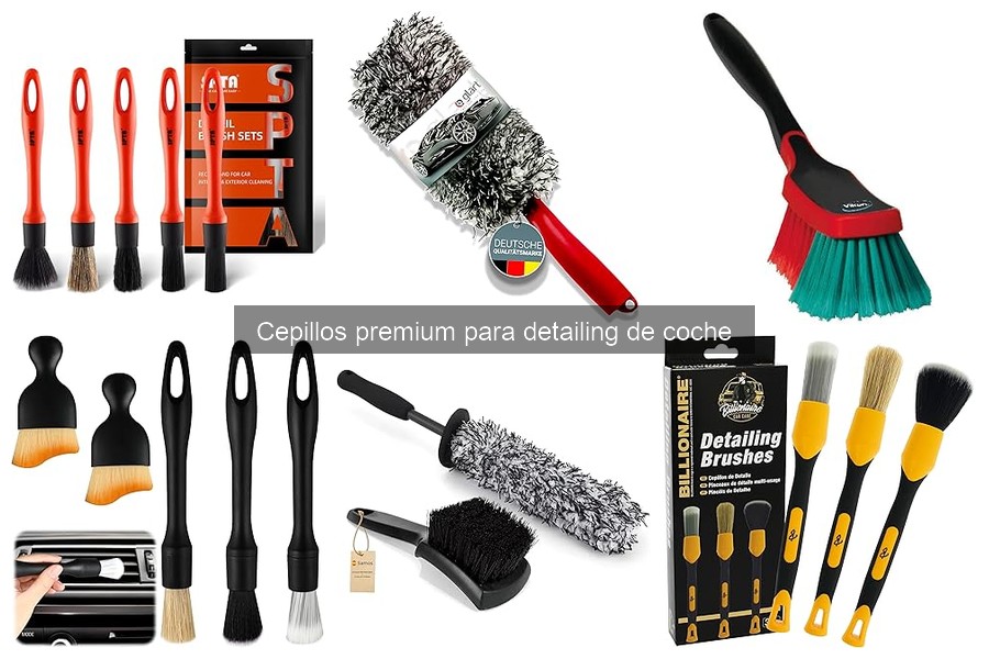 Mejores cepillos premium para detailing de coche en 2023
