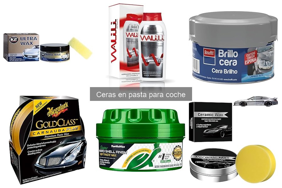 Mejores ceras en pasta para coches negros: comparativa 2023