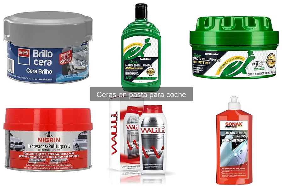 Mejores ceras en pasta para un brillo intenso en coches