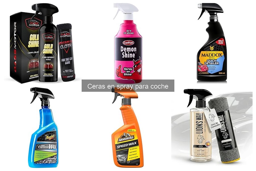 Mejores ceras en spray para coche en 2023: Comparativa y Opiniones