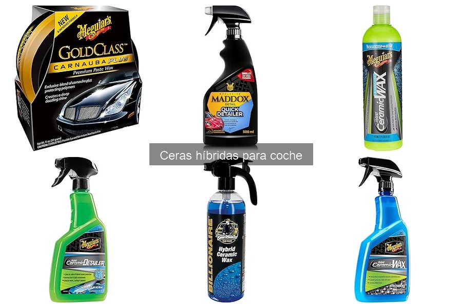 Mejores ceras híbridas para coches negros en 2023