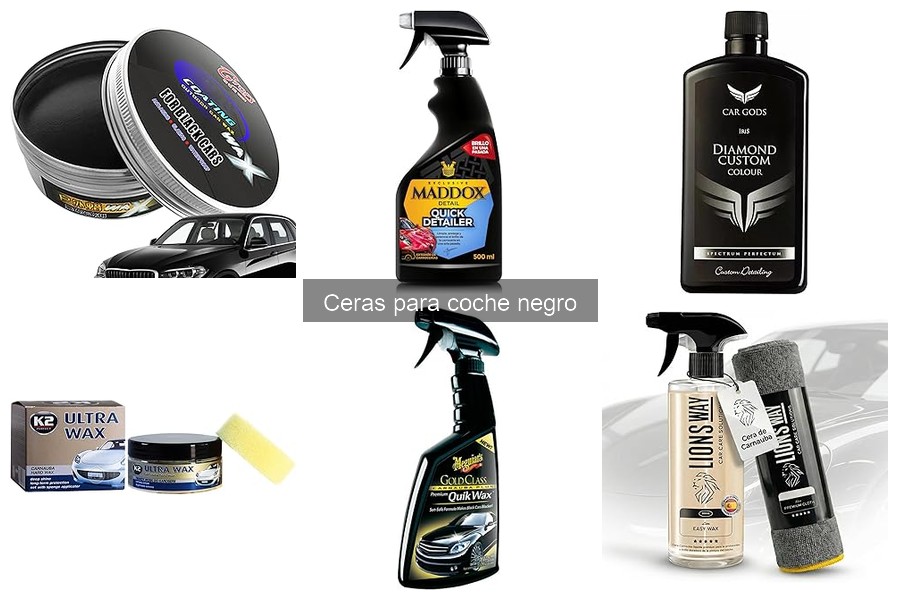 Mejores ceras para coche negro: marcas y comparativa