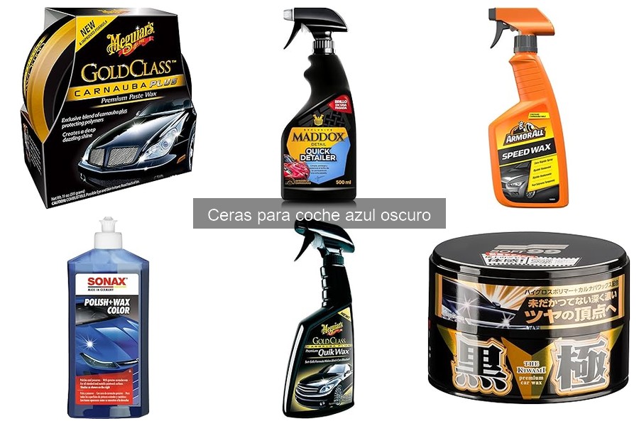 Mejores ceras para coches azul oscuro: brillo y protección