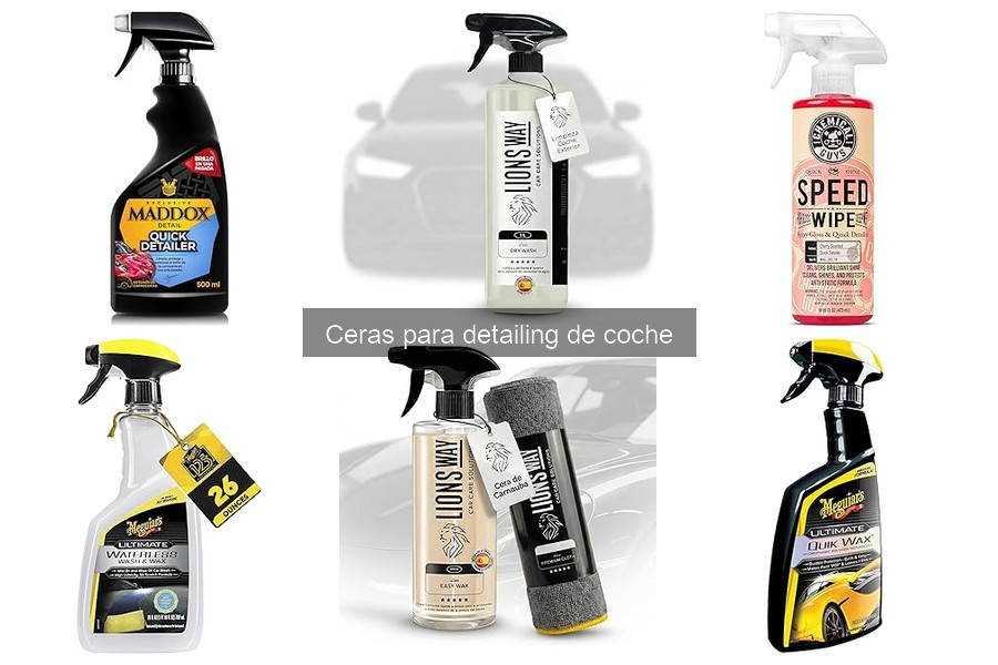 Mejores ceras para detailing de coche para principiantes