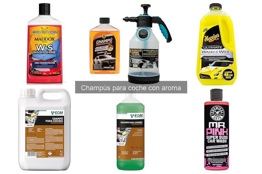 Mejores champús para coche con aroma intenso: guía de compra