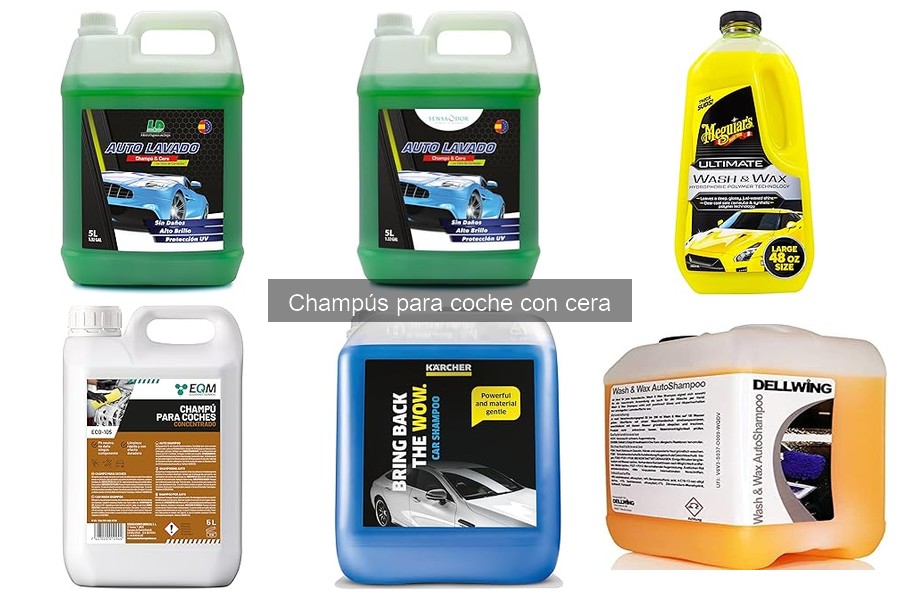Mejores champús para coche con cera y brillo duradero