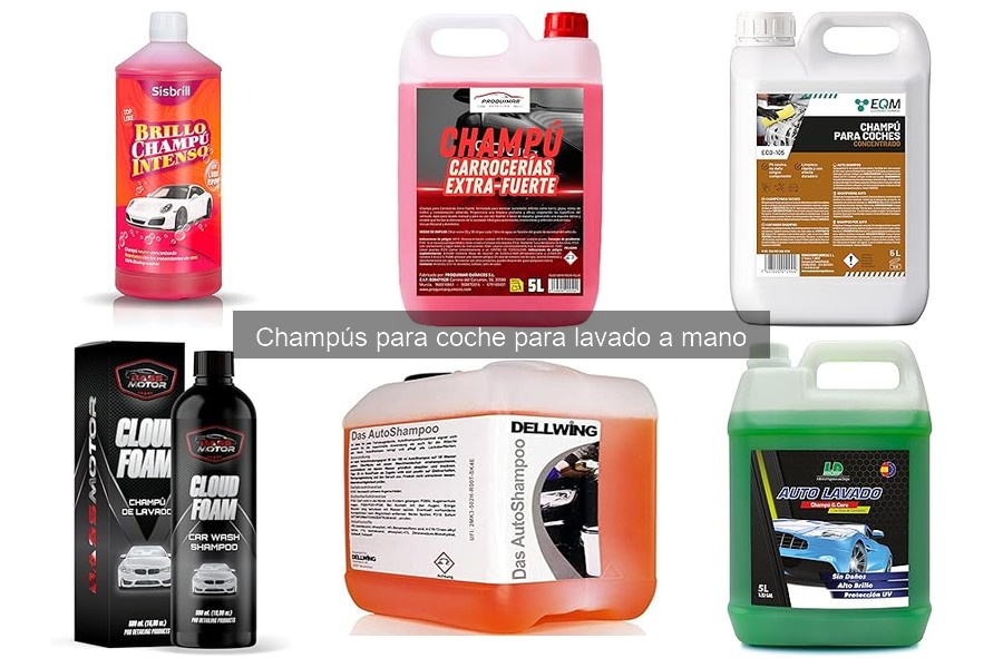 Mejores champús para coche en 2023: lavado a mano efectivo