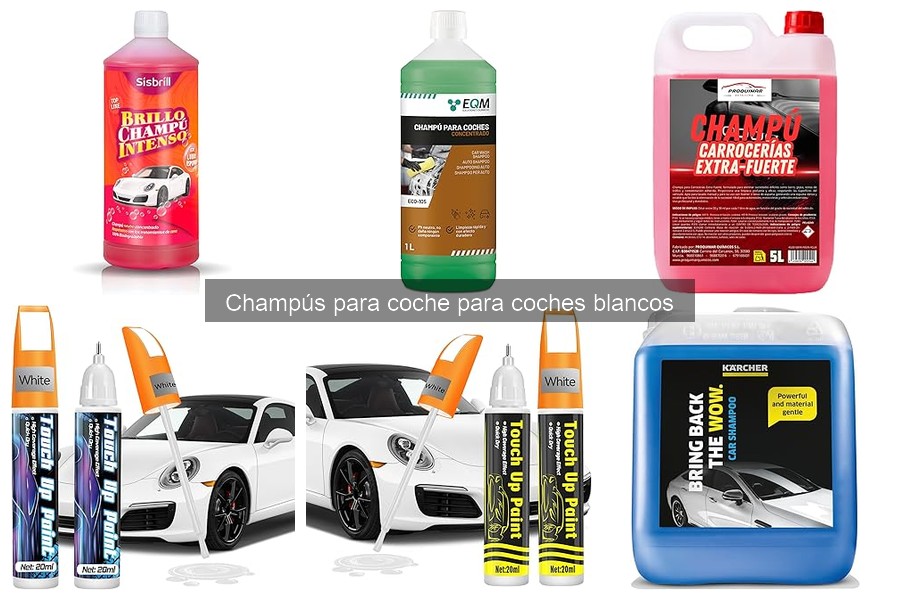 Mejores champús para coches blancos de 2023: comparativa