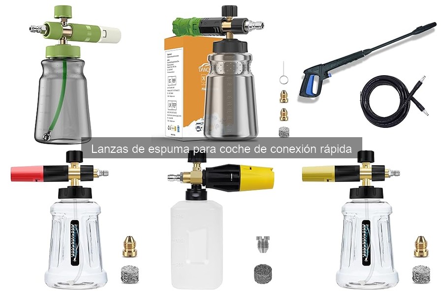 Mejores consejos para el mantenimiento de lanzas de espuma