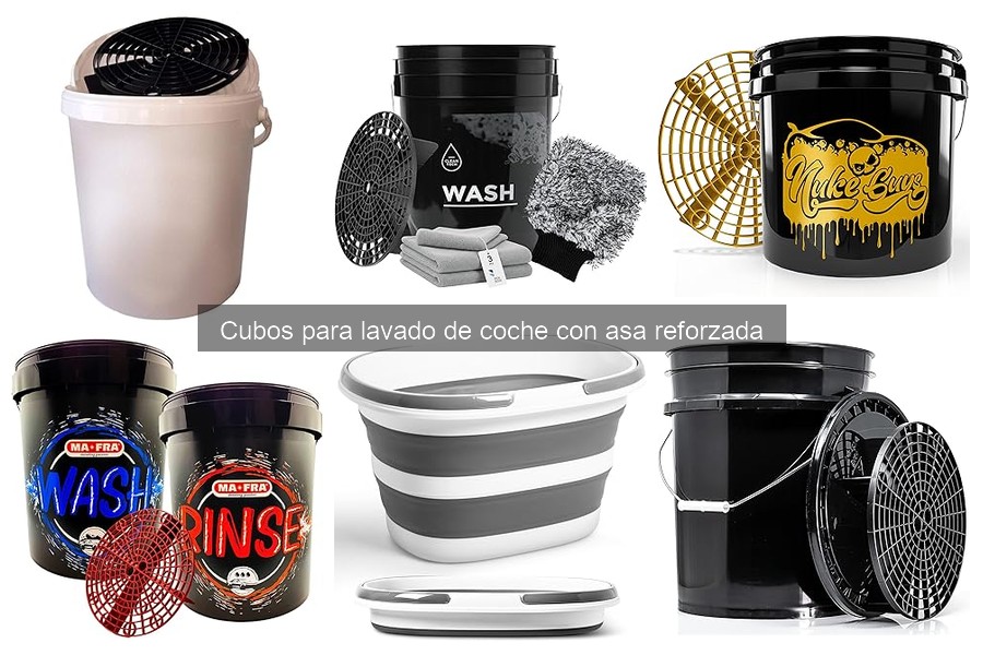 Mejores cubos para lavado de coche con asa reforzada en 2023