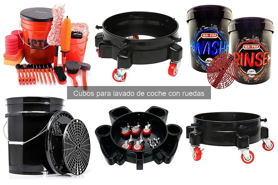 Mejores Cubos para Lavado de Coche con Ruedas en 2023