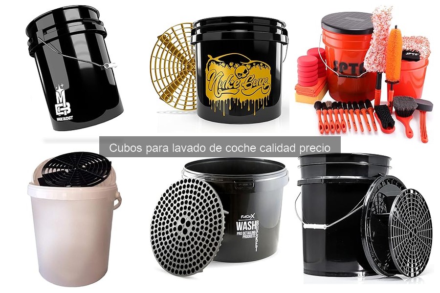 Mejores Cubos para Lavado de Coche según Usuarios