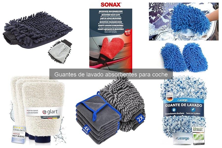 Mejores guantes de lavado absorbentes para coche en 2023