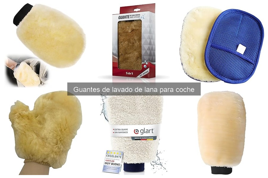 Mejores guantes de lavado de lana para coche según usuarios