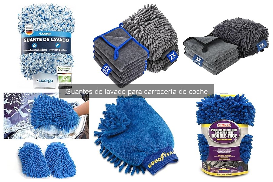Mejores guantes de lavado para carrocería de coche 2023