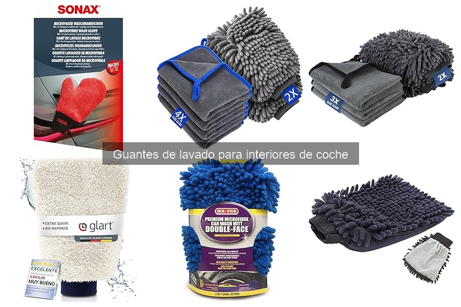 Mejores guantes de lavado para interiores de coche 2023