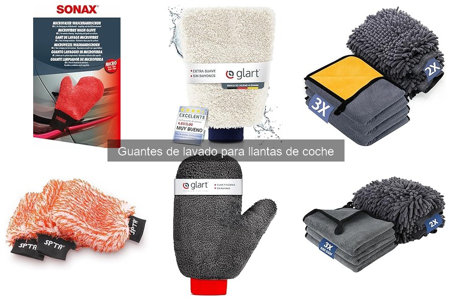 Mejores guantes de lavado para llantas: comparativa experta