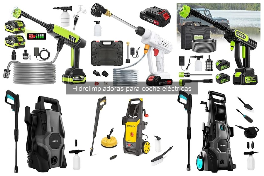 Mejores hidrolimpiadoras eléctricas para coches en 2023