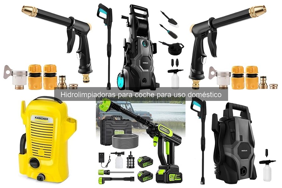 Mejores hidrolimpiadoras para limpiar coches en 2023