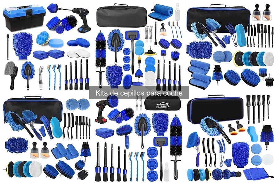 Mejores kits de cepillos para coche en 2023: Comparativa