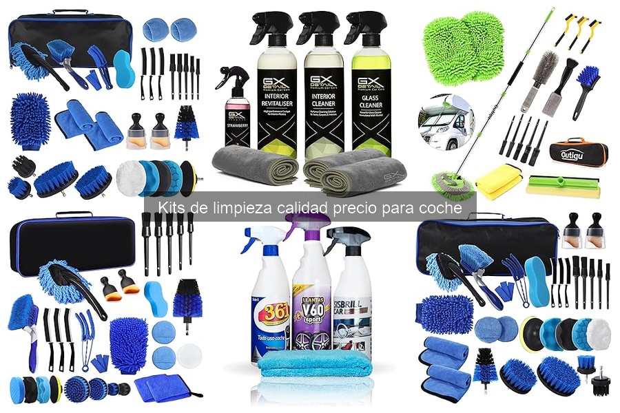Mejores kits de limpieza calidad-precio para coche en 2023