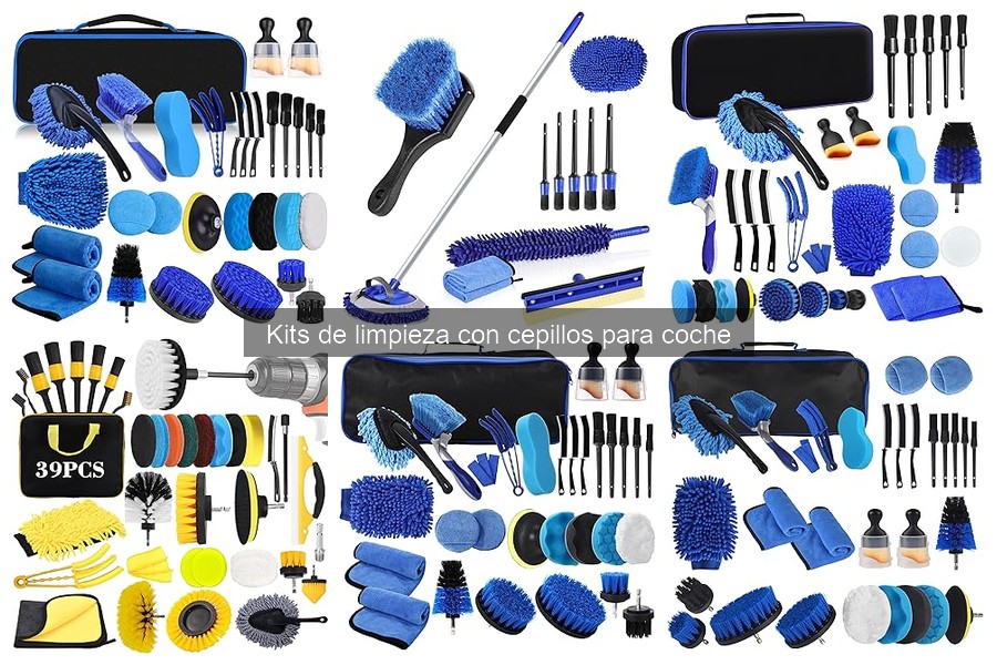 Mejores Kits de Limpieza con Cepillos para Coche Baratos