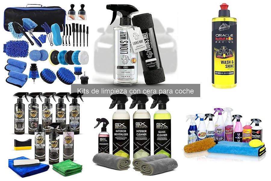 Mejores kits de limpieza con cera para coche en 2023