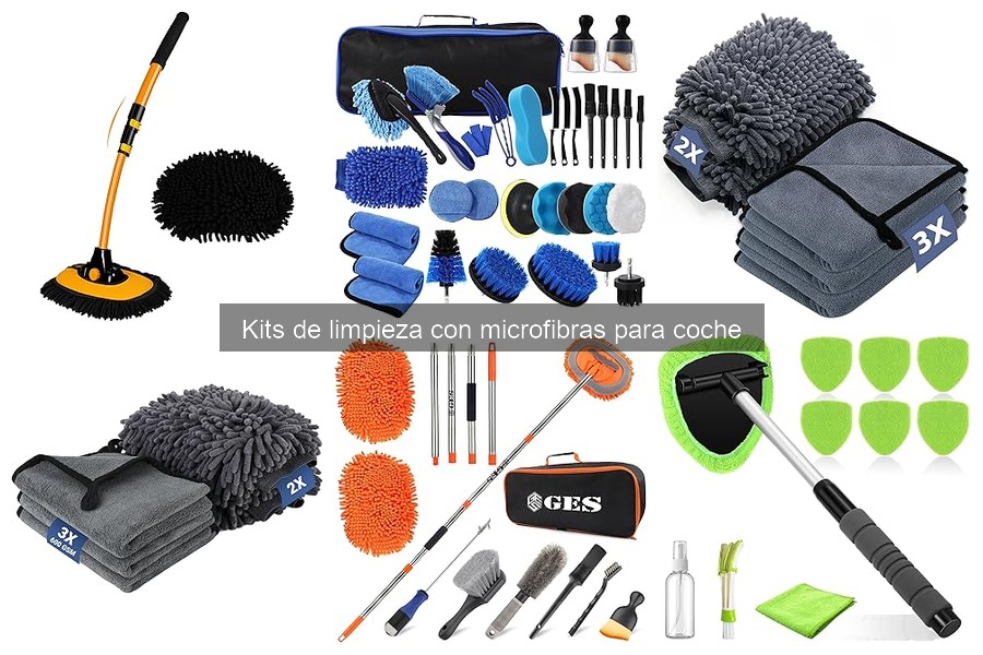 Mejores kits de limpieza con microfibras para coche en 2023