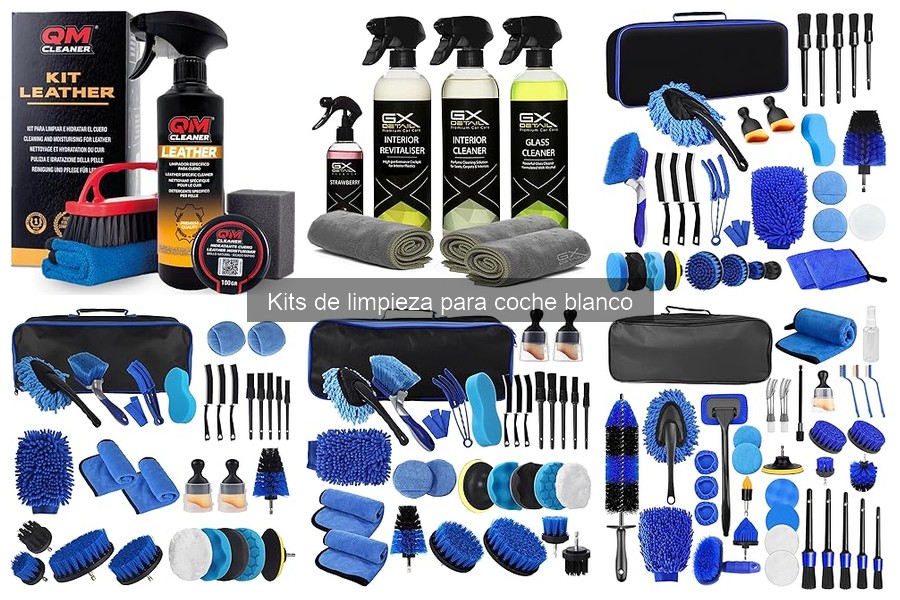 Mejores kits de limpieza para coche blanco en 2023