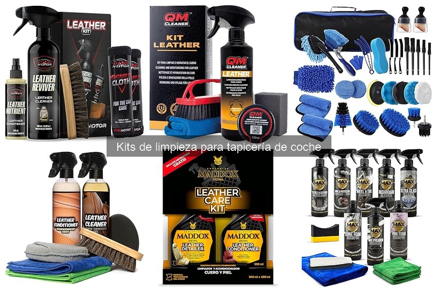 Mejores kits de limpieza para tapicería de coche en 2023