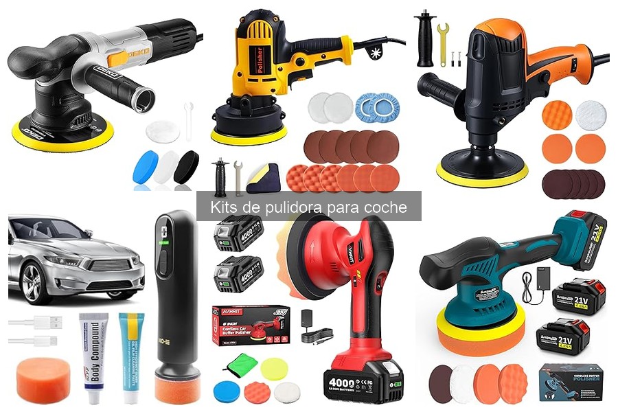 Mejores kits de pulidora para coche en 2023: Comparativa